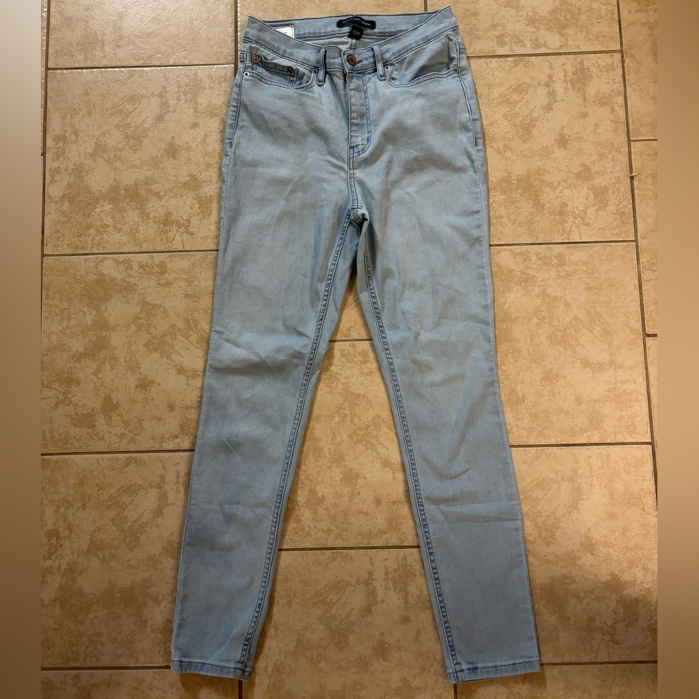 Calvin Klein women’s high waisted skinny light blue jeans size 6 - Picture 3 of 9